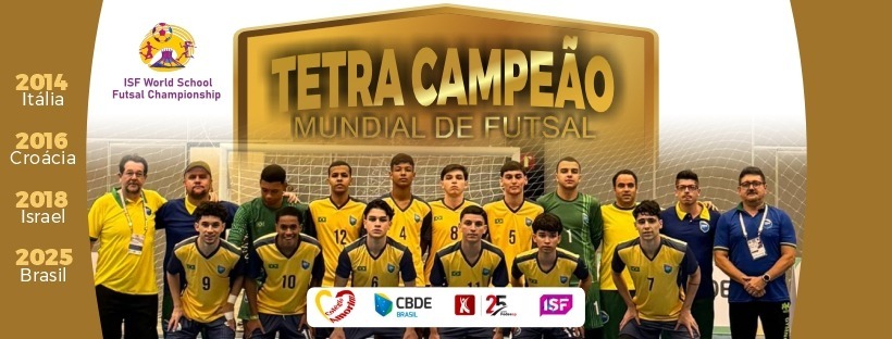 BANNER TETRA CAMPEÕ FUTSAL ISF